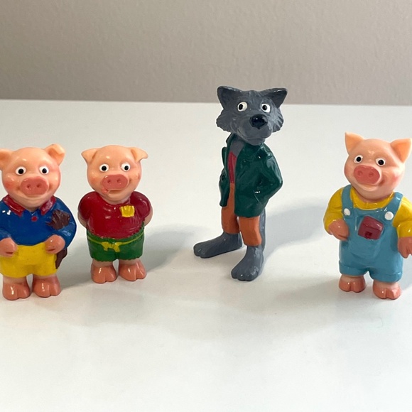 Portico The Three Little Pigs, Stories to Read and Play by Fairy Tale World 1997 - Picture 10 of 16